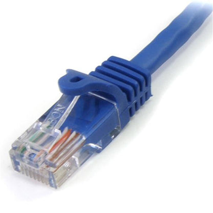 Cable de Red StarTech.com 45PAT3MBL | 3m, Cat5e Snagless RJ45 Azul