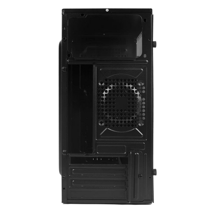 Gabinete Acteck Compacto Mini Torre Kioto GC220F / Max MB M-ATX Fuente ATX 500 W / 2x USB 2.0 / Panel Izq Acrílico + Frente Solido / Advanced Negro