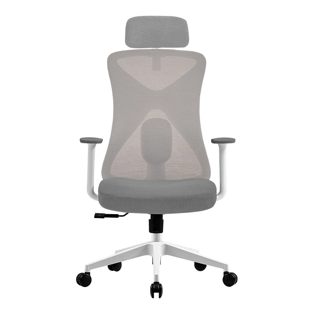 Silla de Oficina Acteck Floe Pro EC737 / Ergonómica + Ajuste lumbar + Reposa brazos fijo + Sistema de bloqueo / Reposa brazos fijo + Sistema de bloqueo / Soporta Hasta 120 Kg / Elite Blanco