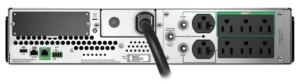 Apc SMART-UPS 2200va  Rm 2u 120v con Smartconnect