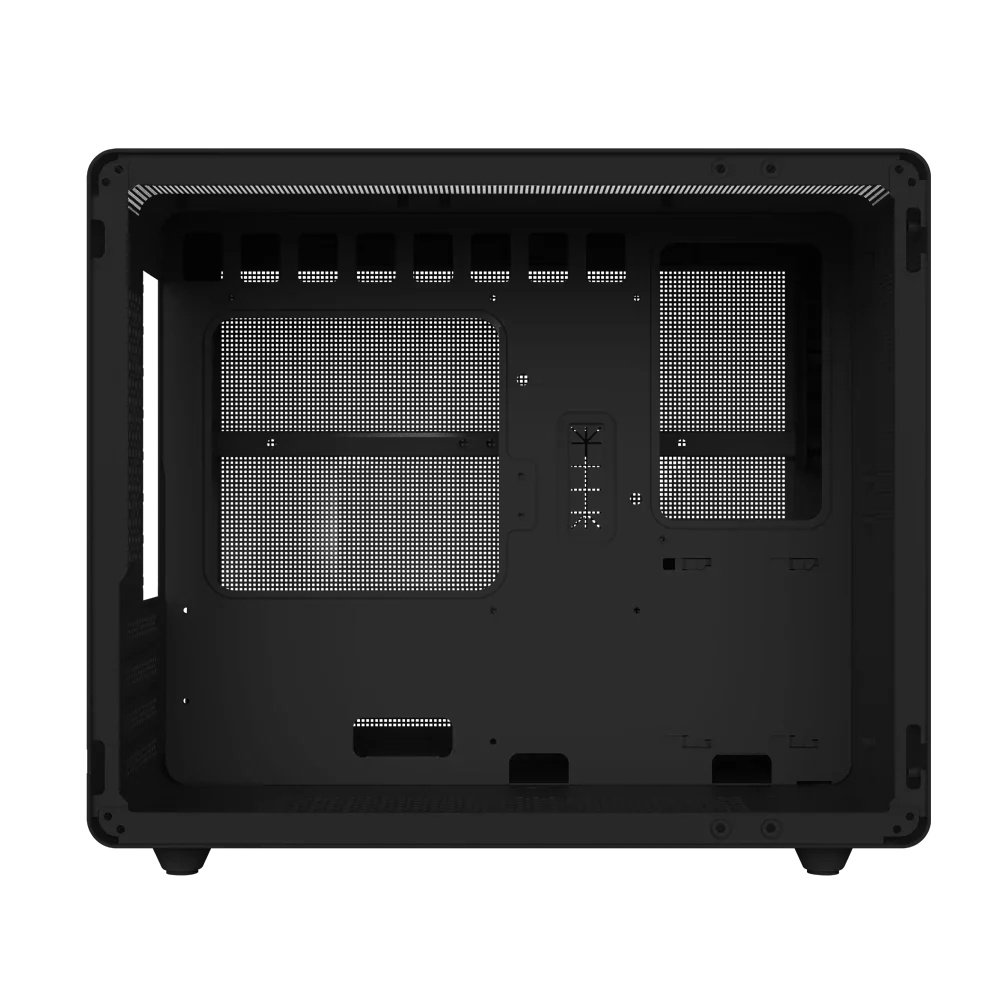 Gabinete  Gamer Balam Rush Mini Torre Tank Mini GI930 / Max MB M-ATX / GPU 340 mm / 1xUSB 3.0 + 1x USB Tipo C + Audio + 3xFan RGB / Panel Izq Cristal + Frente con Malla / Legend Negro