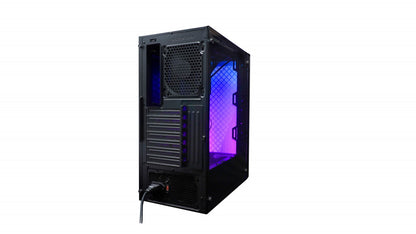 Gabinete Evotec Beijingi, Midi-Tower, ATX/Micro-ATX/Mini-ITX, USB 2.0/3.0, sin Fuente, 3 Ventiladores Instalados, Negro