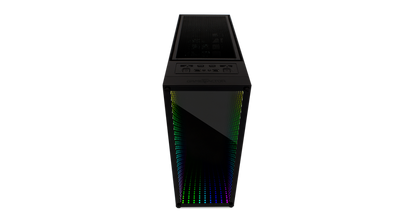 Gabinete Game Factor CSG601, Full Tower, ATX/EATX/Micro-ATX/Mini-ITX, USB 2.0/3.0, sin Fuente, sin Ventiladores Instalados, Negro