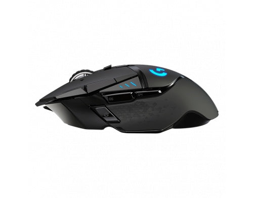 Mouse Gamer Logitech Óptico G502 Hero Lightspeed, Inalámbrico, USB, 16000DPI, Negro