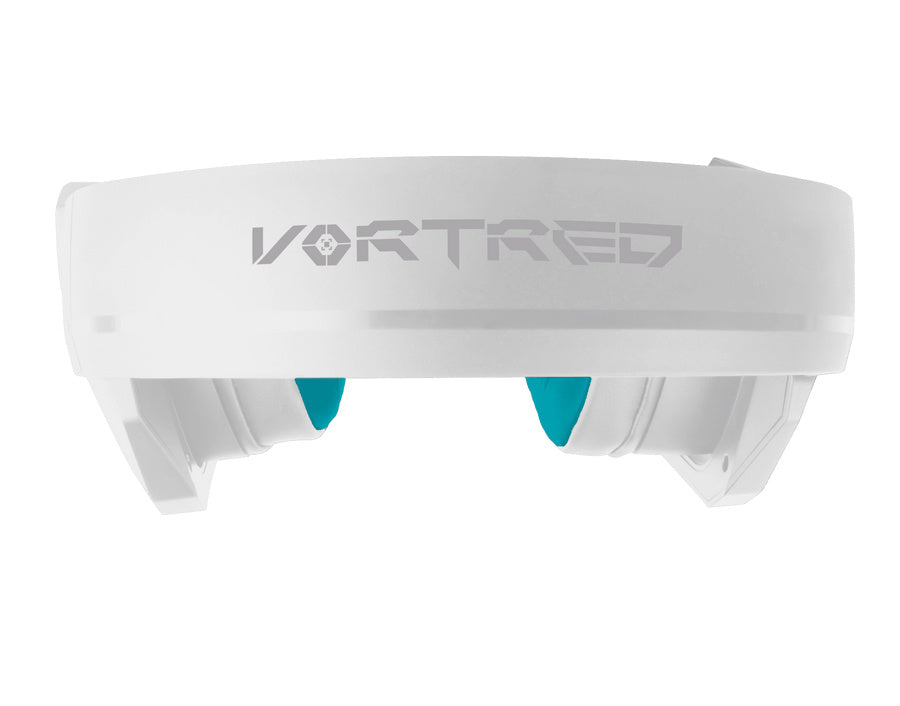 Vortred Audífonos Gamer Cloud Pass 7.1, Alámbrico, 2.2 Metros, USB, Blanco/Azul