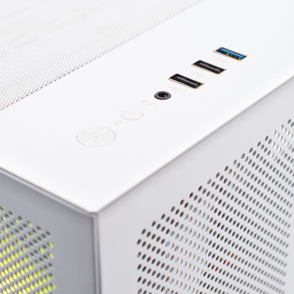 Gabinete Xzeal CXi1, Mini-Tower, Micro-ATX/Mini-ITX, USB 2.0/3.0, sin Fuente, 3 Ventiladores Instalados, Blanco