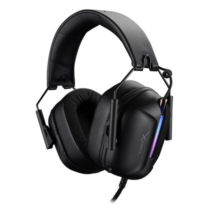 XZEAL Audífonos Gamer con Micrófono XZ-7010, Alámbrico, 1.8 Metros, Negro