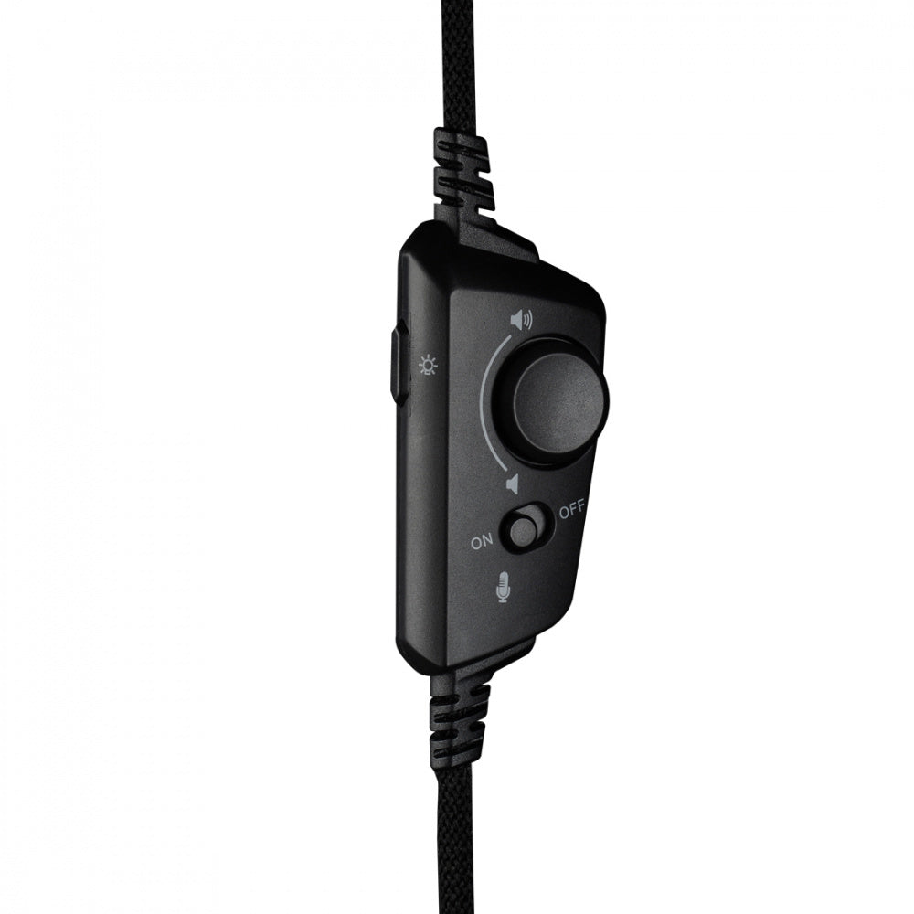 XZEAL Audífonos Gamer con Micrófono XZ-7010, Alámbrico, 1.8 Metros, Negro