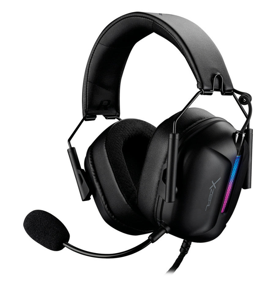 XZEAL Audífonos Gamer con Micrófono XZ-7010, Alámbrico, 1.8 Metros, Negro