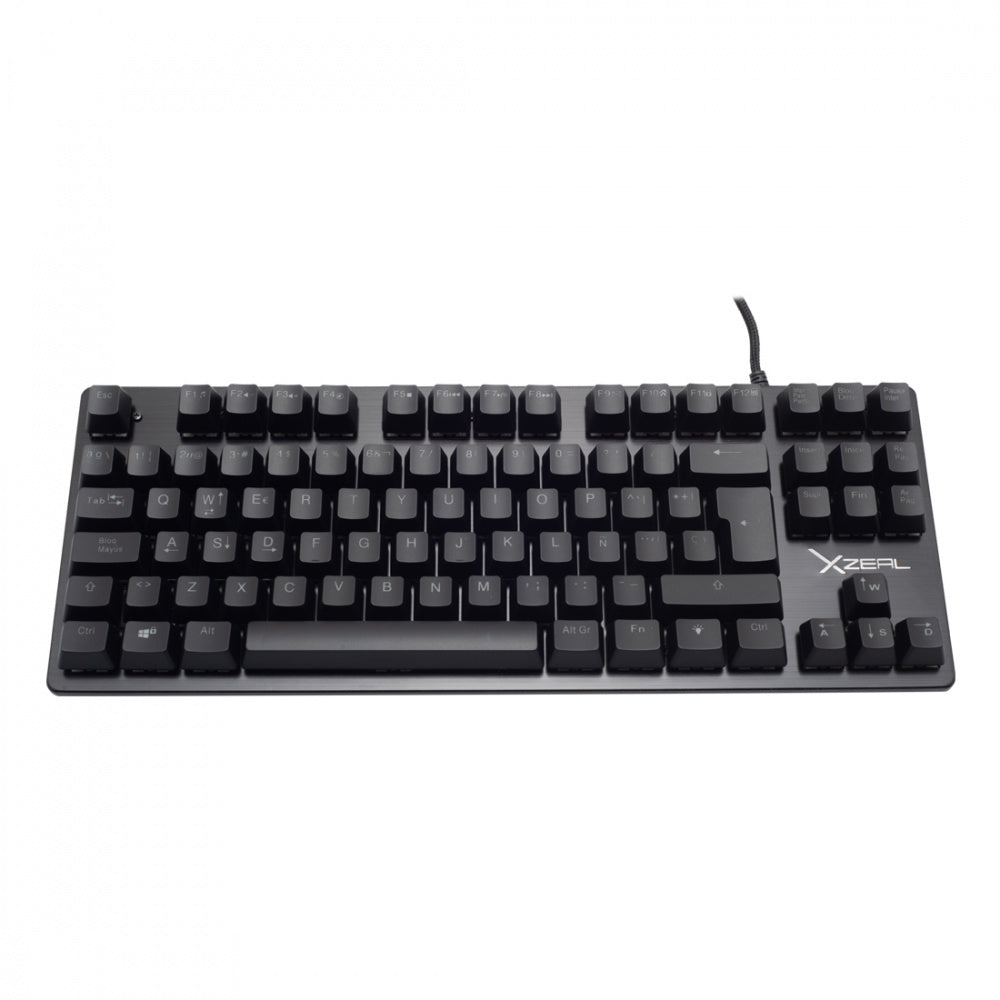 Teclado Gamer Xzeal XZ1020 LED, Teclado Mecánico, MX Red, Alámbrico, USB, Negro, Español