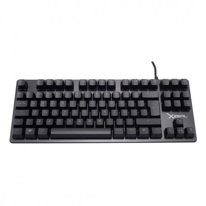 Teclado Gamer Xzeal XZ1020 LED, Teclado Mecánico, MX Red, Alámbrico, USB, Negro, Español
