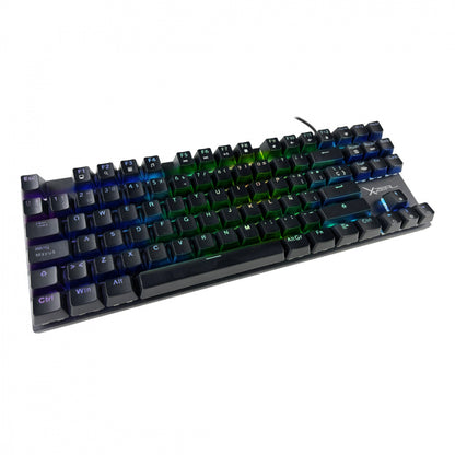 Teclado Gamer Xzeal XZ1020 LED, Teclado Mecánico, MX Red, Alámbrico, USB, Negro, Español