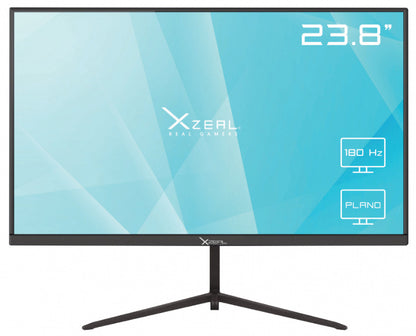 Monitor Gamer Xzeal XZMXZ32B LED 23.8", 1920x1080 Full HD, FreeSync, 180Hz, DisplayPort, Negro