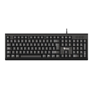 Teclado y Ratón Stylos Mat1 - Español - USB Cable Teclado - 105 Tecla - Keyboard/keypad Color: Negro - USB Cable Mouse - Óptico - Rueda de Desplazamiento - Pointing Device Color: Negro - Simétrico