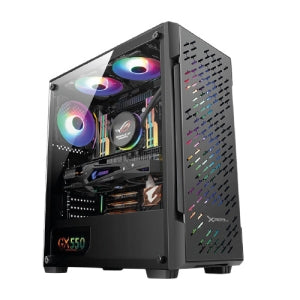 Xzeal Gabinete para Computadora Gamer - Atx, Micro Atx, Mini Itx Placa Base Admitida - 4 X Compartimiento(s) - 0 - 6 X Ventilador(es) Admitido - 2 X Compartimiento Interno 3.5" - 2 X Compartimiento