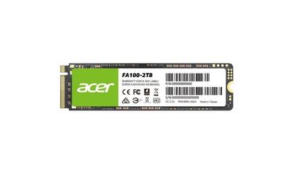 SSD Acer FA100 | 1TB, Velocidad de Lectura 550 MB/s
