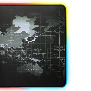 Mousepad Gamer BRobotix 651329 | 7 Colores de Iluminación, 80 x 30 cm Antiderrapante