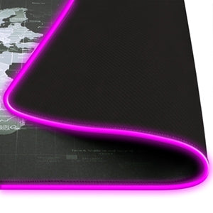 Mousepad Gamer BRobotix 651329 | 7 Colores de Iluminación, 80 x 30 cm Antiderrapante