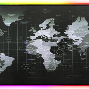 Mousepad Gamer BRobotix 651329 | 7 Colores de Iluminación, 80 x 30 cm Antiderrapante