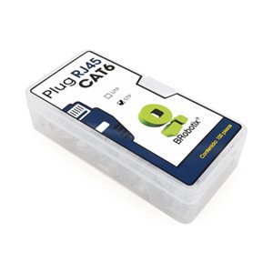 Conector RJ45 BRobotix 177077 | Cat6 STP, 100 Piezas
