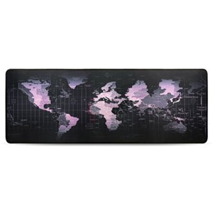 Brobotix Mousepad Gamer Planisferio, Tapete Antiderrapante, Medidas 79.2 X 30 Centímetros.