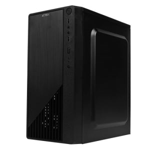 Gabinete Acteck Compacto Mini Torre Kioto Gc220 / Max Mb M-ATX / Fuente Atx 500 W / 2x USB 2.0 / Panel Izq Acrílico + Frente Solido / Advanced Negro