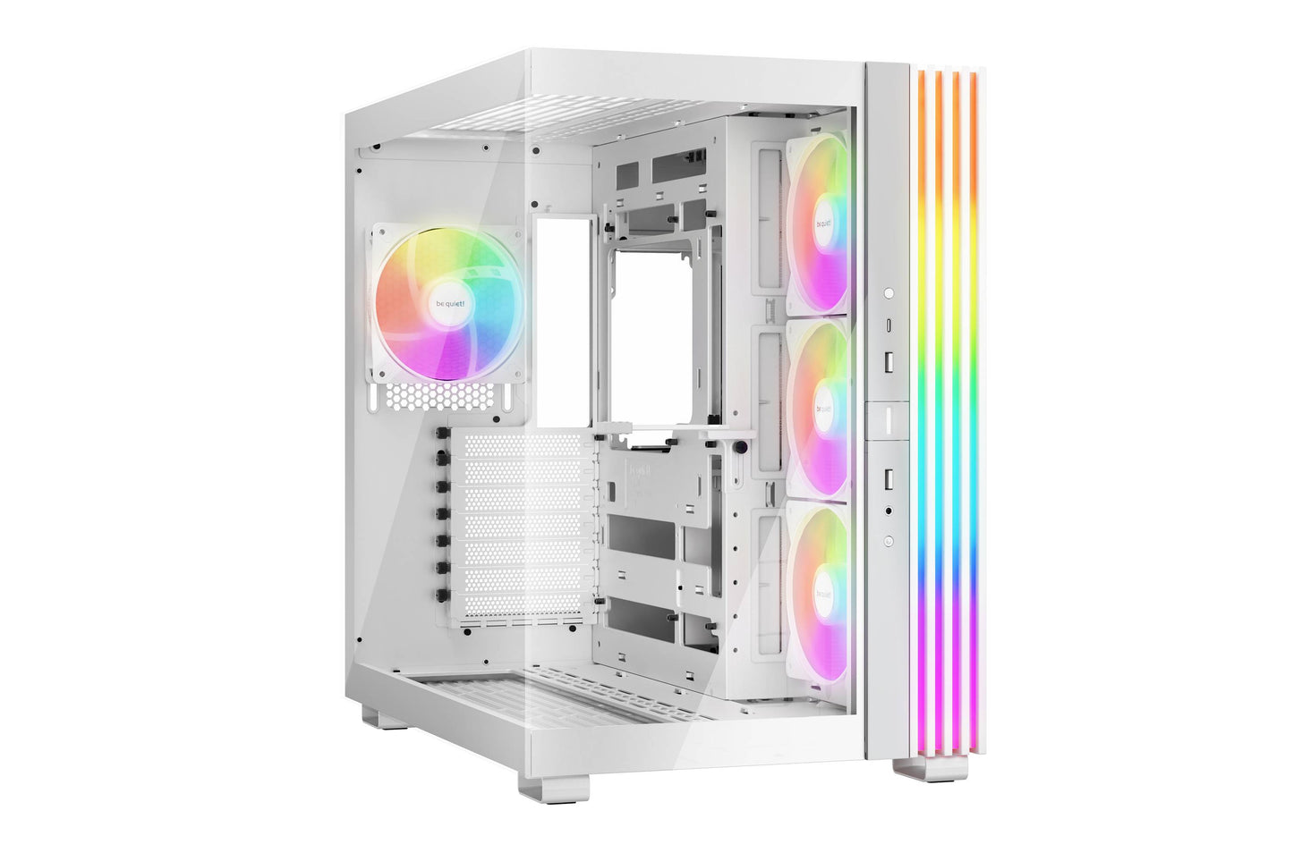 GABINETE be quiet! BGW68 Light Base 600 LX White con ventiladores ARGB -