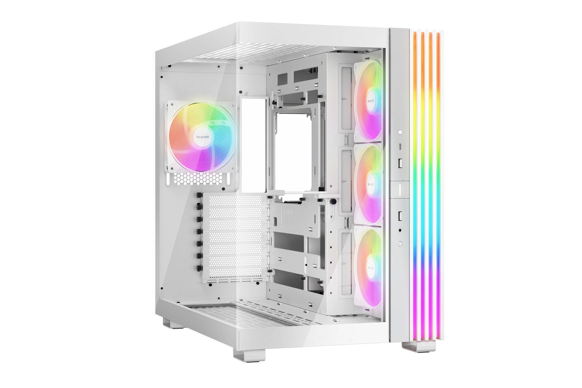 GABINETE be quiet! BGW68 Light Base 600 LX White con ventiladores ARGB -