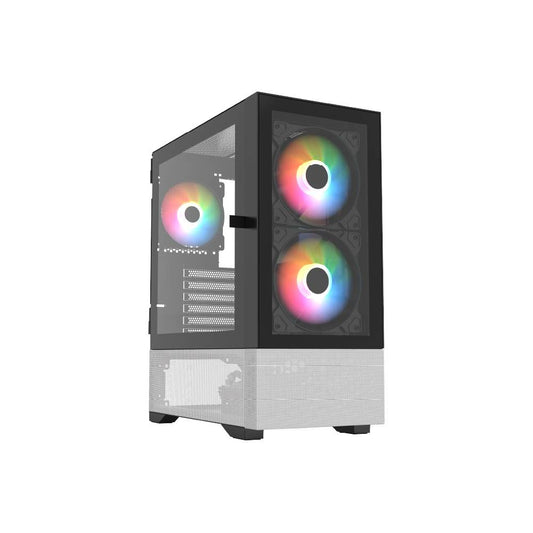 Gabinete Gamer Media Torre Nitrox Crystal  5500CBW Legend Series -