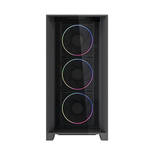 Gabinete Gamer Media Torre Carbono Polar Twin Mate 9900 Legend Series - Color Negro, BR-941457