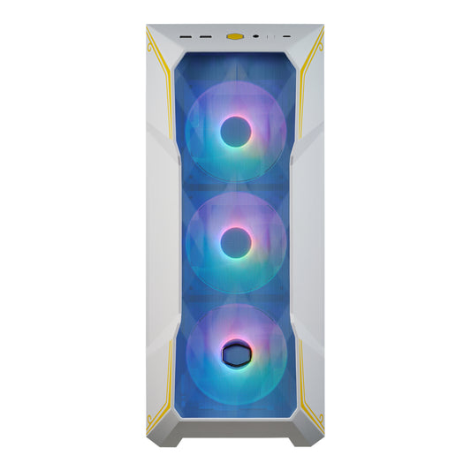 Gabinete COOLER MASTER  TD500V2-WGNN-SCL Mesh V2 Chun-Li con Ventana - 4 Ventiladores ARGB Instalados 120 mm, blanco