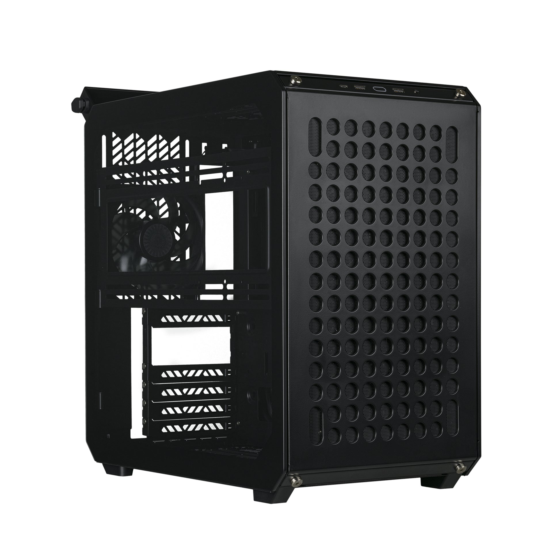 Gabinete COOLER MASTER  Q500-KGNN-S00 QUBE 500 Flatpack con Ventana Midi-Tower - negro