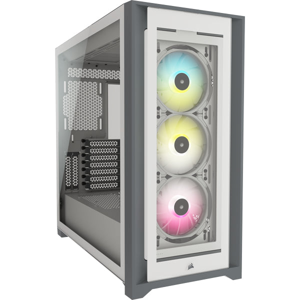Gabinete CORSAIR 5000X AIRFLOW - Midi-Tower, Gabinete, Blanco