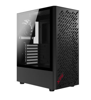 Gabinete GAMER XPG VALOR AIR. Media torre ( ATX - Micro-ATX y Mini-ITX). Panel lateral de vidrio templado. Filtro de polvo extraíble. VALORAIRMT-BKCWW