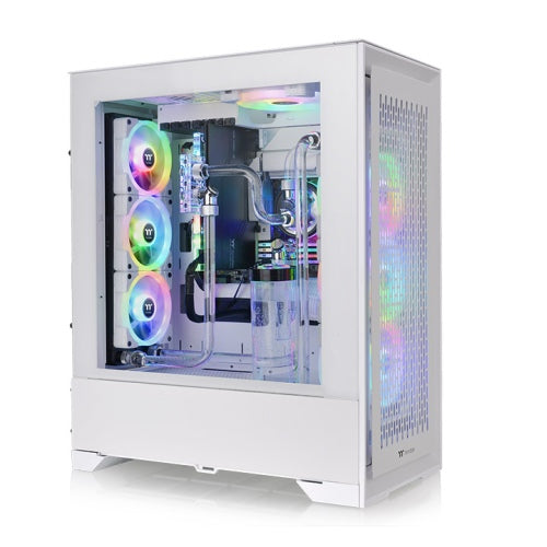 Gabinete Thermaltake CTE T500 Air Blanco Full Tower - ATX/Mini-ITX/Micro-ATX/E-ATX, USB 3.0, sin Fuente, 3 Ventiladores Instalados