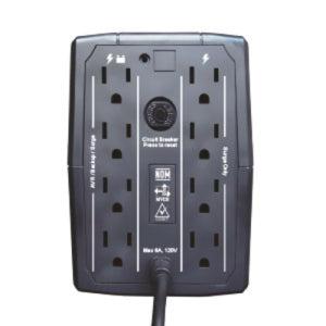 No-Break Chicago Digital Power R-UPR758 | 750 VA, 375 Watts, 8 Contactos Nema 5-15R