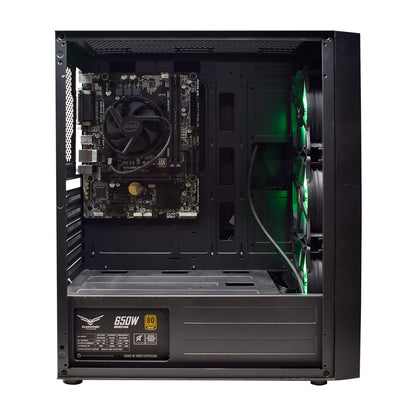 Gabinete Gamer Full Atx Cypher RGB Cristal Templado 3 Ventiladores