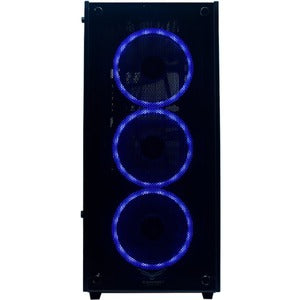 Gabinete Gamer Naceb Player RGB con Cristal Templado 3 Ventiladores Incluidos S/n Fuente Atx/micro Atx  Atx Negro