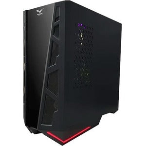 Gabinete Gamer Naceb Colosus con Cristan Templado Full Tower RGB 3 Ventiladores Incluidos Eatx/atx S/n Fuente Negro
