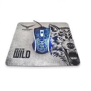 Mouse y Mousepad Gamer Naceb 4 Botones.3 Modos Dpi 800-1000-1200