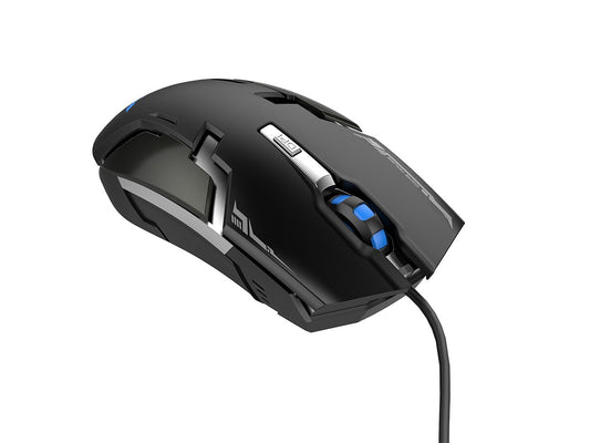 Mouse Gamer Optico Naceb 6 800- 1200-2000-3200 Dpis Negro