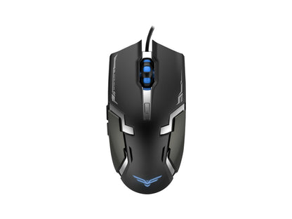 Mouse Gamer Optico Naceb 6 800- 1200-2000-3200 Dpis Negro