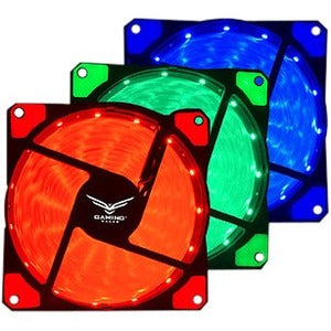 Naceb NA-0920 Ventilador - 120MM Maximum Fan Diameter - 1 X Fan(s) - 73.40m³/hora Maximum Airflow - 1200rpm - 4-clavijas, 3-CLAVIJAS - Rojo LED - 3.4año(s) Vida