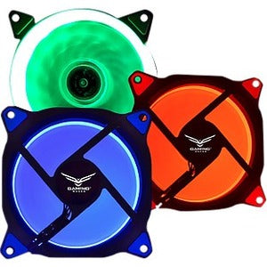 Ventilador Naceb Ring LED 120MM 1200 Rpm Nebro/rojo