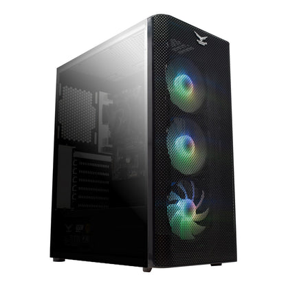 Gabinete Gamer Full Atx Zed RGB Cristral Tmplado 3 Ventiladores