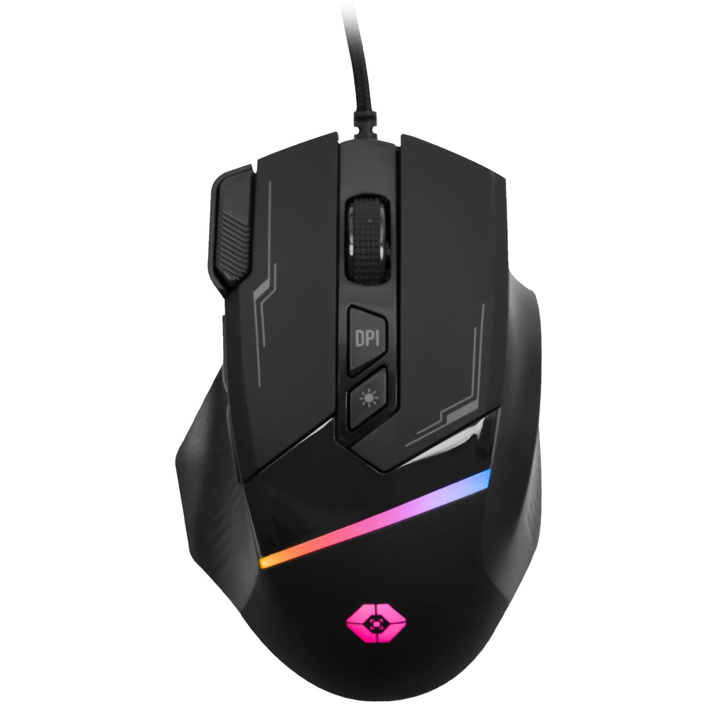 Mouse Gamer Alámbrico Resolución 7200 DPI Trapper Extreme | VORTRED -