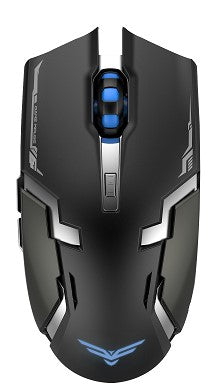 Mouse Gaming Naceb Technology NA-631 - RF inalámbrico, Negro