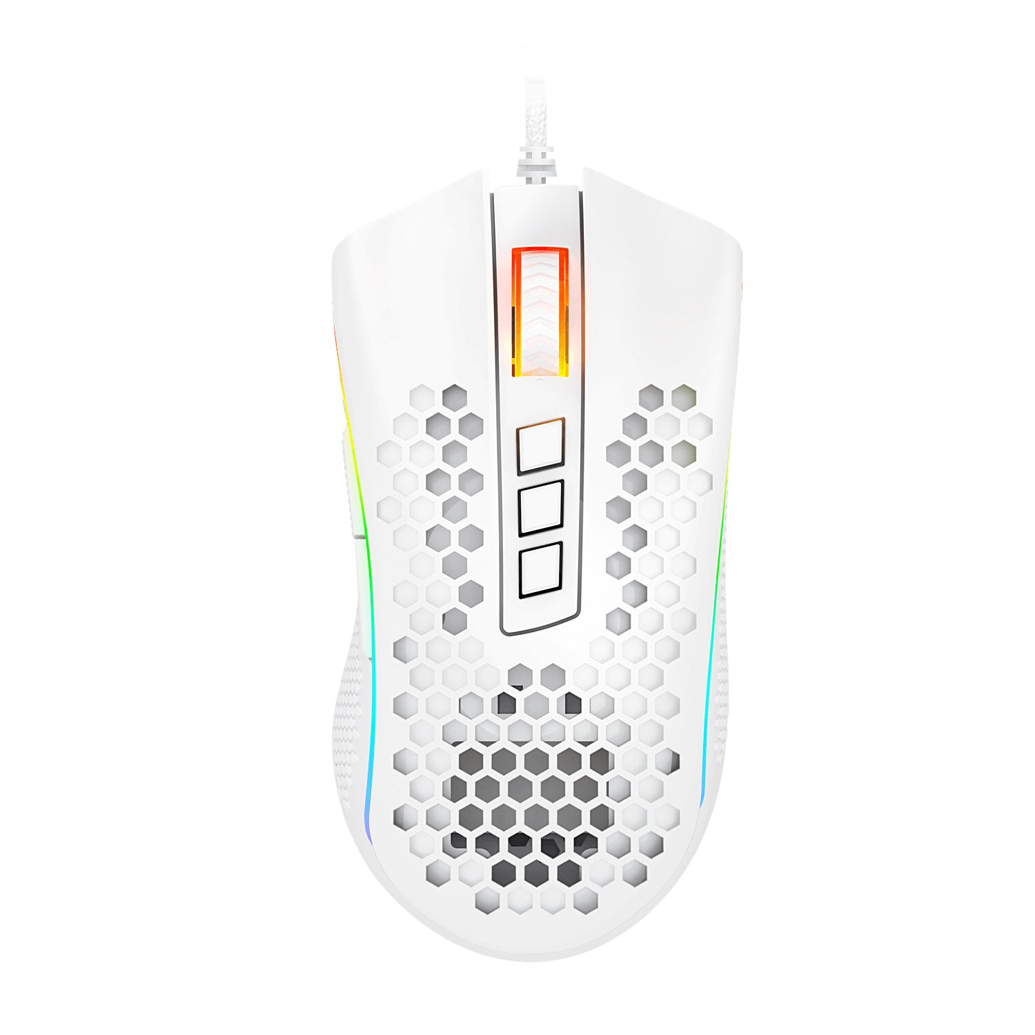 Mouse  Redragon Storm Elite White - Juego, Blanco