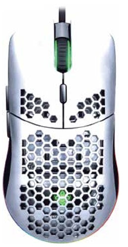 YEYIAN - MOUSE GAMER RGB LINKS SERIE 3000, BLANCO, SENSOR OPTICO LASER PIXART 3212DM, RESOLUCION HASTA 200DPI, BOTONES PROGRAMABLES, MOD. YMG-24311