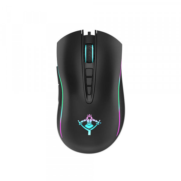 YEYIAN MOUSE GAMER GRAM SERIE 2000 NEGRO - RGB LED DE 16.8 M COLORES SOFTWARE DE PERSONALIZACION, 6400 DPI, 8 BOTONES PROGRAMABLES, MOD. YMG-24110N